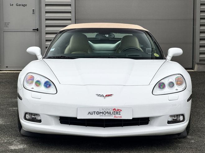 Chevrolet Corvette C6 CABRIOLET 6.2 LS3 437 BVA Blanc de 2008