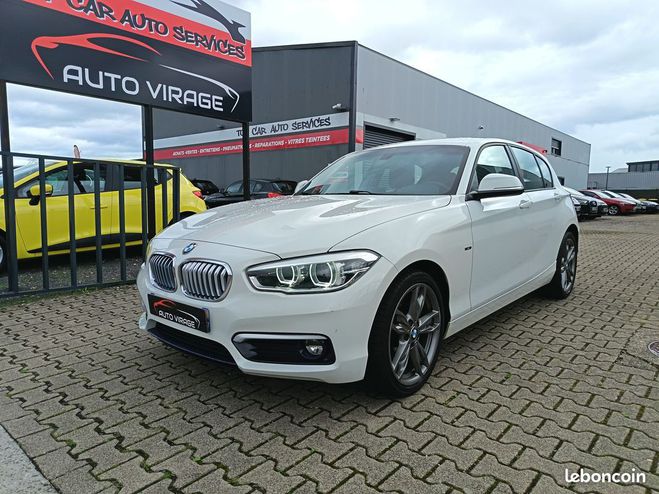 Cliquer pour voir la photo suivante BMW Serie 1 F20 PACK SPORT LINE 118i 136cv JA 18 Gar Blanc de 2015