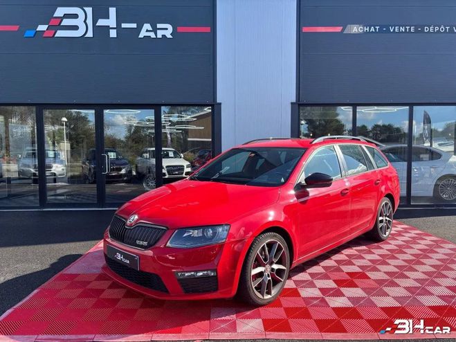 Skoda Octavia COMBI 2.0 TDI 180 RS 4X2 Rouge de 2014