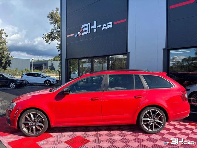Skoda Octavia COMBI 2.0 TDI 180 RS 4X2 Rouge de 2014
