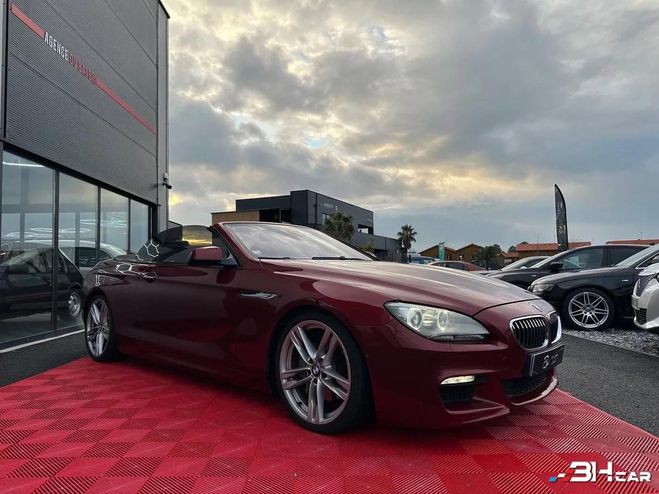 BMW Serie 6 CABRIOLET 4.4 650 I 405 INDIVIDUAL BVA Rouge de 2011