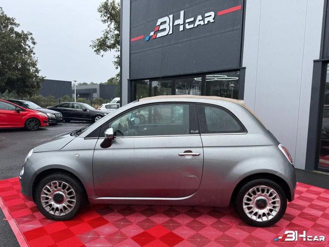 Fiat 500 CABRIOLET 1.2 70 LOUNGE Gris de 2010