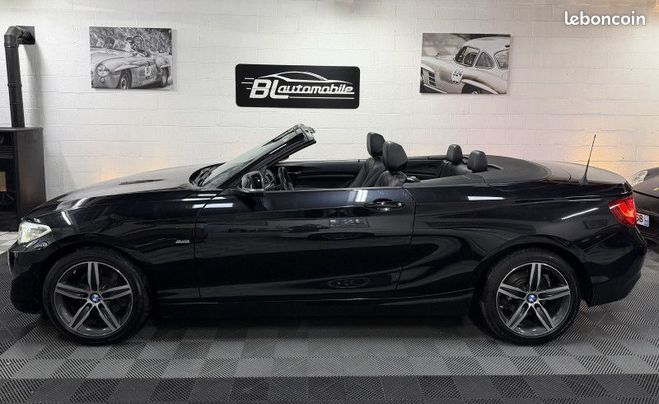BMW Serie 2 CABRIOLET (F23) 220IA 184CH SPORT Noir de 2016