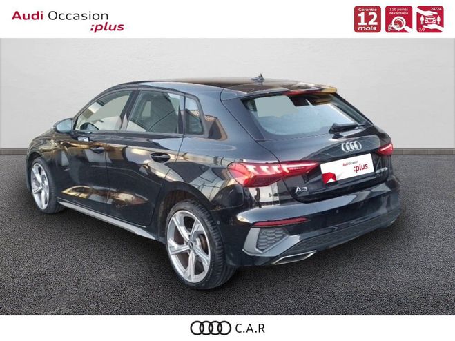 Audi A3 Sportback 40 TFSIe 204 S tronic 6 S Line Noir de 2020