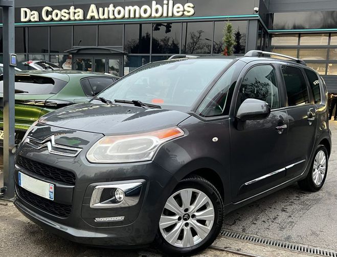 Citroen C3 Picasso PHASE 2 EXCLUSIVE 1.6 VTI 120 Cv 1ERE MA Gris Fonc� de 2013