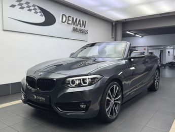  Voir d&eacute;tails -BMW Serie 2 218 Cabrio iA Auto Pack Sport Full &agrave; Bruxelles (10)