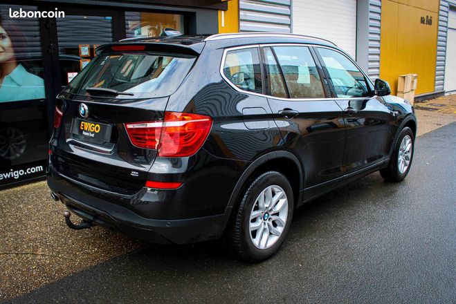 BMW X3 1.8 d 150 ch lounge sdrive Noir de 2015