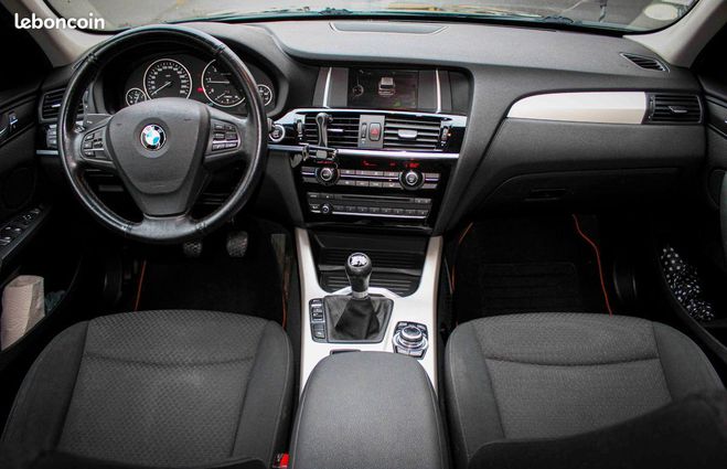 BMW X3 1.8 d 150 ch lounge sdrive Noir de 2015