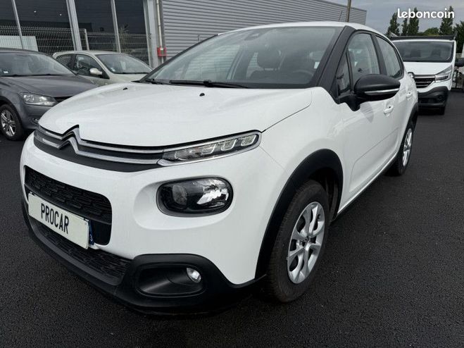 Citroen C3 BLUEHDI 100CH FEEL BUSINESS S&S Blanc de 2018