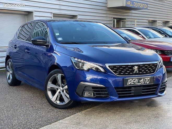 Peugeot 308 1.2 130ch E6.3 S&S GT Line EAT8 Toit Pan Bleu de 2019
