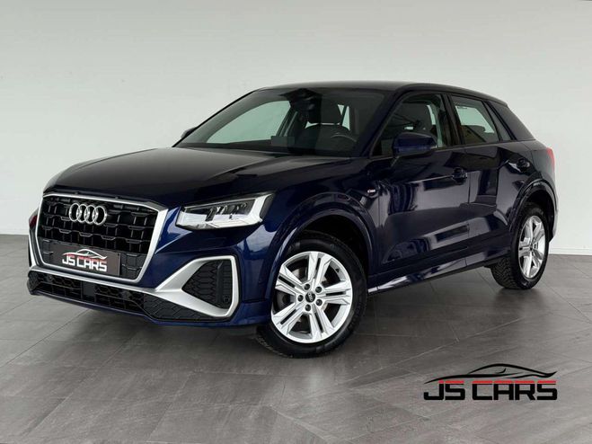 Audi Q2 1.5TFSI S-LINE-1ERPRO-COCKPIT-CUIR-CAMER Bleu M�tallis� de 