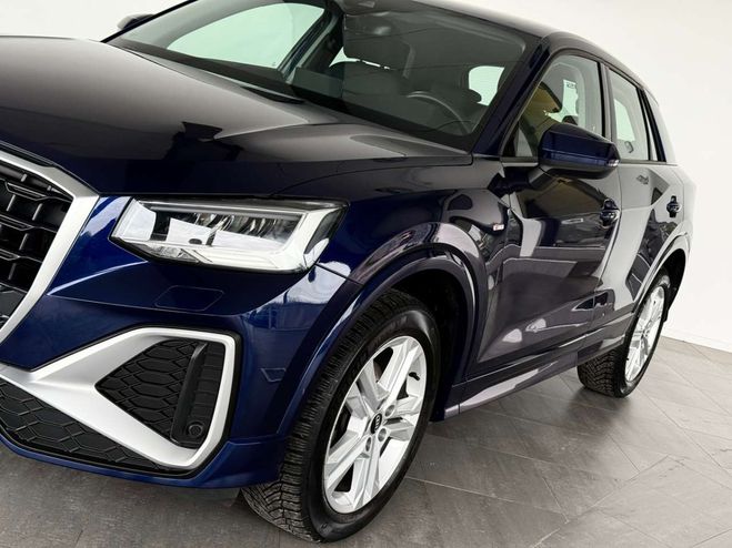 Audi Q2 1.5TFSI S-LINE-1ERPRO-COCKPIT-CUIR-CAMER Bleu M�tallis� de 
