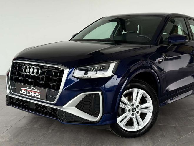 Audi Q2 1.5TFSI S-LINE-1ERPRO-COCKPIT-CUIR-CAMER Bleu M�tallis� de 