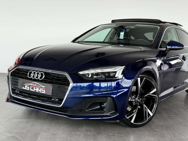 Audi A5 SPORTBACK2.0TDi-1ERPRO-COCKPIT-T.O-CUIR- Bleu M�tallis� de 