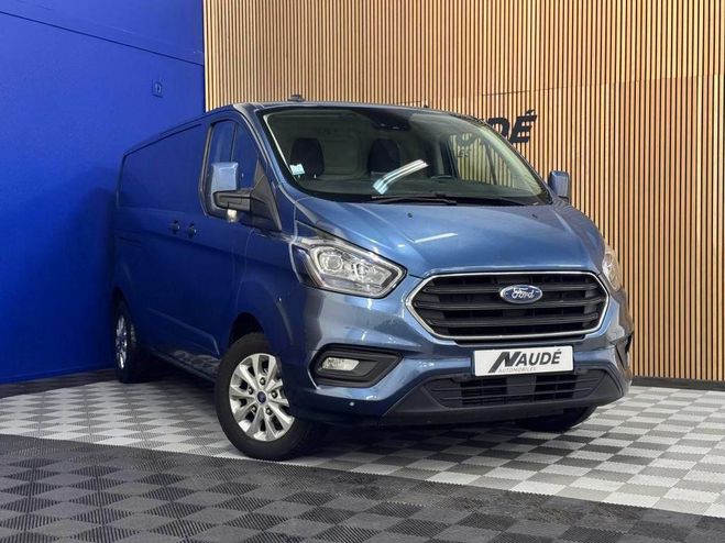 Ford Transit CUSTOM L2H1 2.0 170 CH BVA TREND - TVA R BLEU de 2020