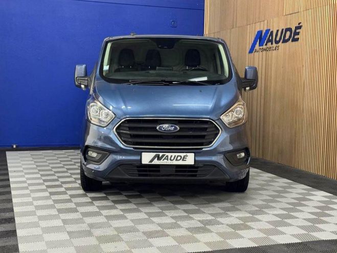Ford Transit CUSTOM L2H1 2.0 170 CH BVA TREND - TVA R BLEU de 2020