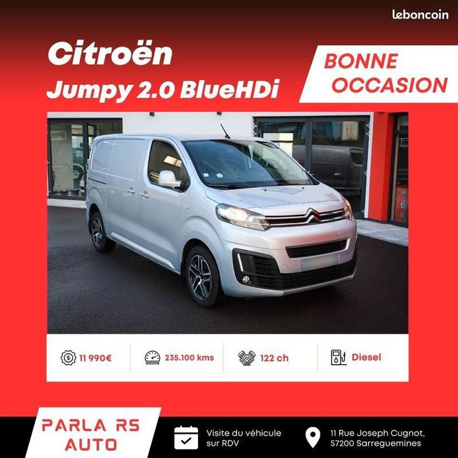 Citroen Jumpy III 2.0 BlueHDi 122ch 3 places Gris de 2017