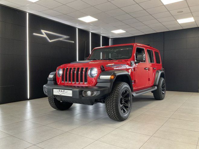 Jeep Wrangler UNLIMITED 2.0 T 380CH 4XE RUBICON ROCK-T Rouge de 2022