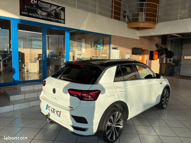 Volkswagen T Roc T R LINE 2.0 TSI 190CH 4MOTIONS DSG GPS- Blanc de 2019
