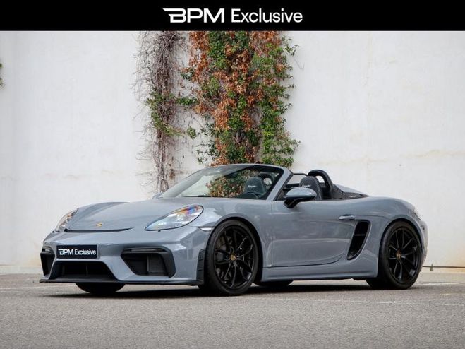 Cliquer pour voir la photo suivante Porsche 718 Spyder 4.0 420ch PDK Gris Arctique de 2023
