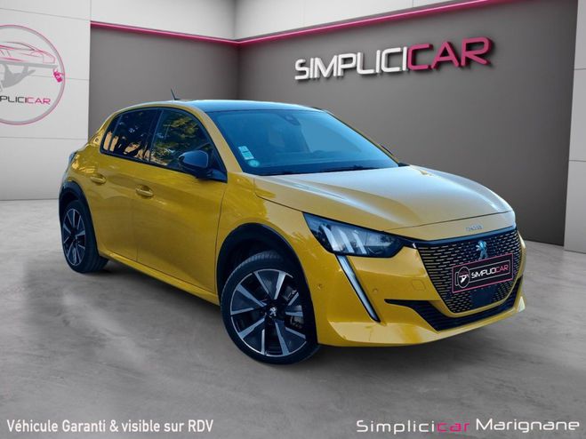 Peugeot 208 Pack GT Electrique 50 kWh 136ch Toit Bla Jaune de 2021