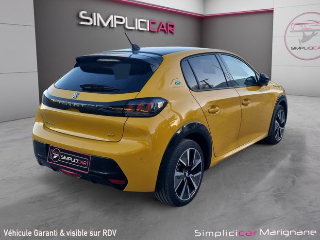 Peugeot 208 Pack GT Electrique 50 kWh 136ch Toit Bla Jaune de 2021