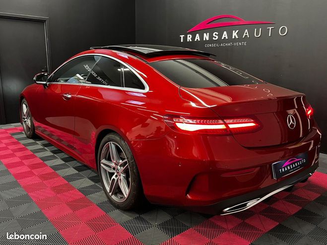 Mercedes Classe E COUPE 220 d 9G-Tronic AMG LINE-ORIGINE F Rouge de 2017