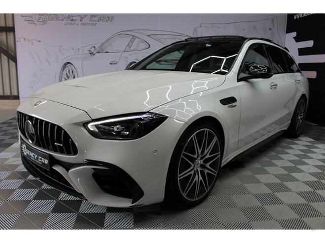Mercedes Classe C 63 S 680ch - E Performance AMG BREAK - M BLANC de 2023