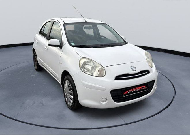 Nissan Micra 1.2 I 80 ch acenta Clim radio cd- blueth Blanc de 2012