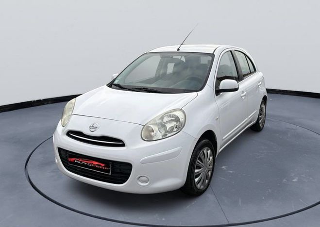Nissan Micra 1.2 I 80 ch acenta Clim radio cd- blueth Blanc de 2012