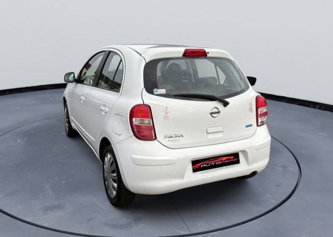 Nissan Micra 1.2 I 80 ch acenta Clim radio cd- blueth Blanc de 2012