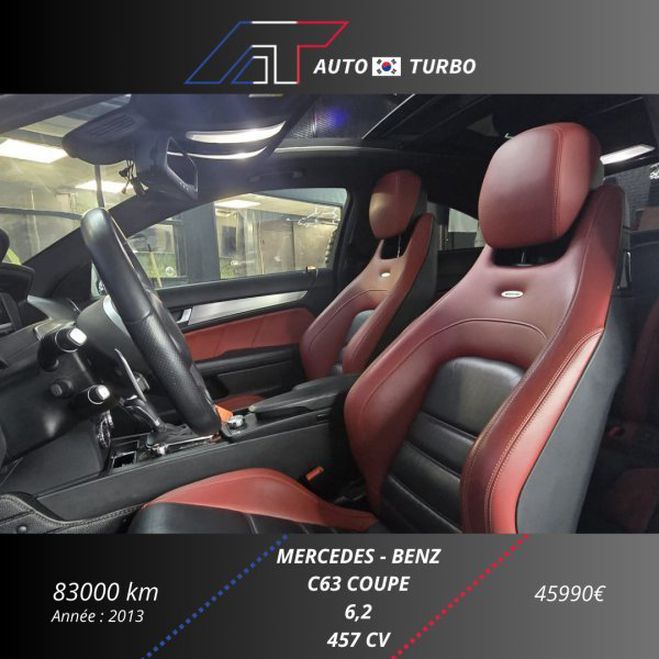 Mercedes Classe C Coupe Sport 63 AMG / TOIT OUVRANT / HARM  de 2013