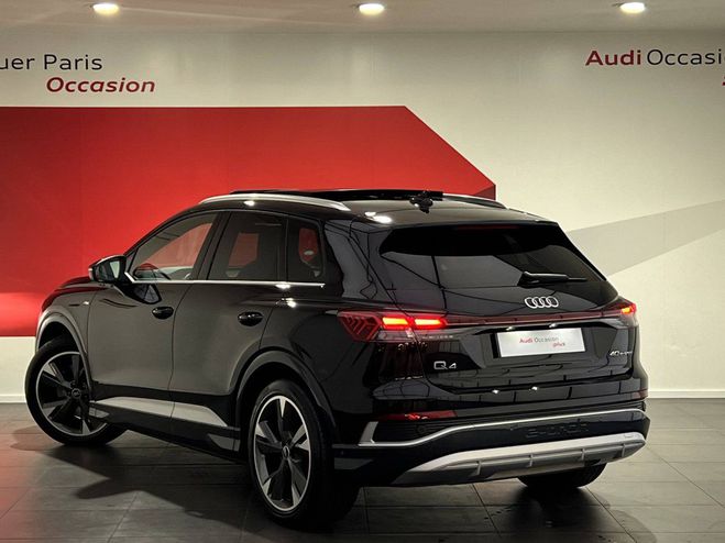 Audi Q4 E-Tron 40 204 ch 82 kWh S line Noir de 2023