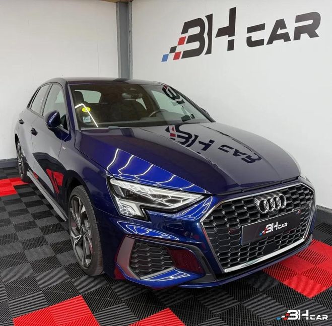 Audi A3 Sportback 35 TDI S-tronic 7 S line - 150 Bleu de 2022