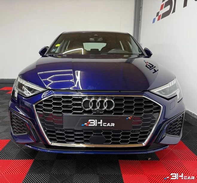 Audi A3 Sportback 35 TDI S-tronic 7 S line - 150 Bleu de 2022