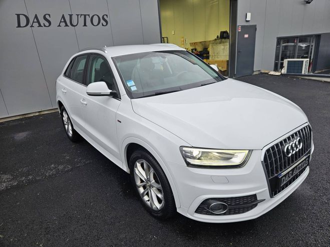 Audi Q3 2.0 TDI 140CV S Line BLANC de 2013