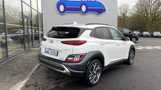 Hyundai Kona 1.6 GDI 141CH HYBRID CREATIVE DCT-6 Blanc de 2021