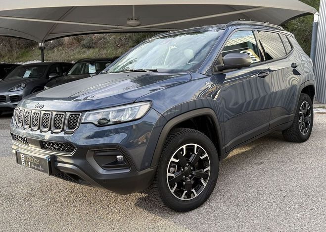 Jeep Compass 1.3 GSE T4 240CH TRAILHAWK 4XE PHEV AT6 Bleu de 2021
