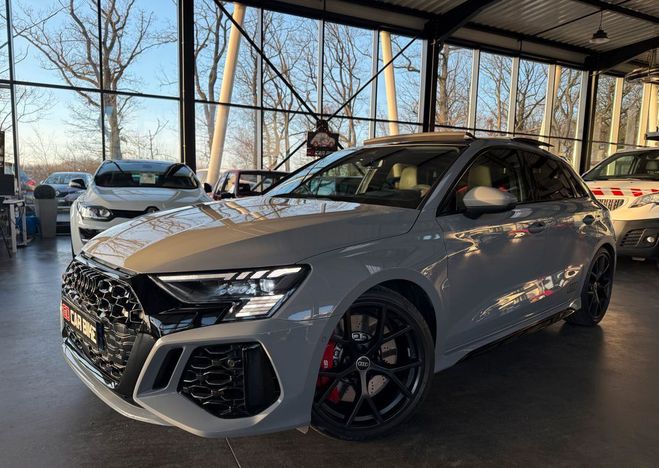 Cliquer pour voir la photo suivante Audi RS3 Sportback MALUS PAYE Gris Nardo Echappem Gris de 2023