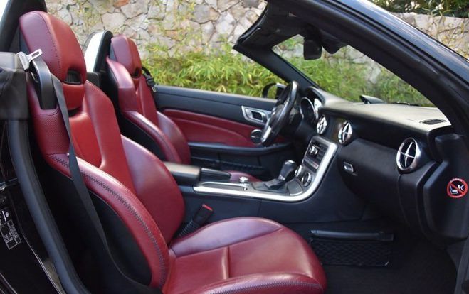 Mercedes Classe SLK Classe 350 V6 306ch BVA 7 G-TRONIC CABRI Noir de 2011