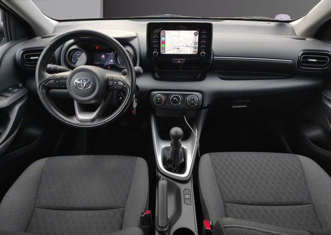 Toyota Yaris MY20 70 Ch VVT-i Design Garantie 12 mois Blanc de 2021