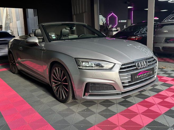 Audi A5 CABRIOLET 2.0 TDI 190 ch S Line ~ Si�ges Gris de 2018