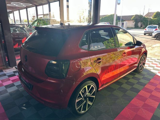 Volkswagen Polo 5 1.2 TSIi 90 ch CONFORTLINE ~ Climatisa Rouge de 2014