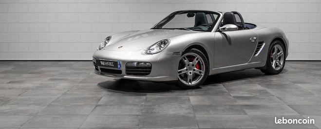 Cliquer pour voir la photo suivante Porsche Boxster S 3.4 295 BVM IMMAT FRANCE Faible KM Sel Argent de 2007