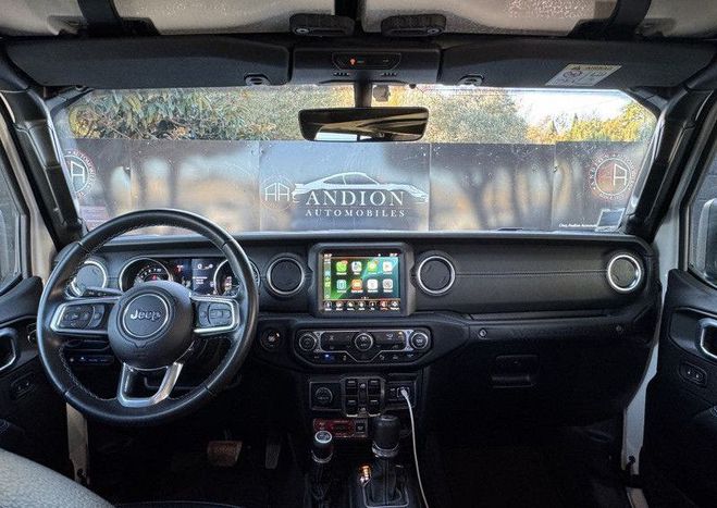 Jeep Wrangler UNLIMITED 2.0 T 380CH 4XE RUBICON ROCK-T Blanc de 2021