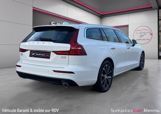 Volvo V60 BUSINESS D3 AdBlue 150 ch Geartronic 8 E Blanc de 2019