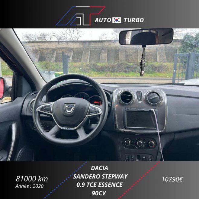 Dacia Sandero 0.9 TCE 90CH STEPWAY - 20 Rouge de 2020