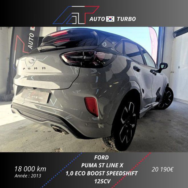 Ford Puma 1.0 ECOBOOST 125CH S&S MHEV ST-LINE X PO Gris C de 2023