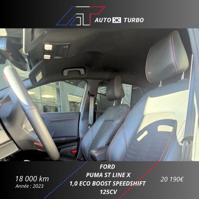 Ford Puma 1.0 ECOBOOST 125CH S&S MHEV ST-LINE X PO Gris C de 2023