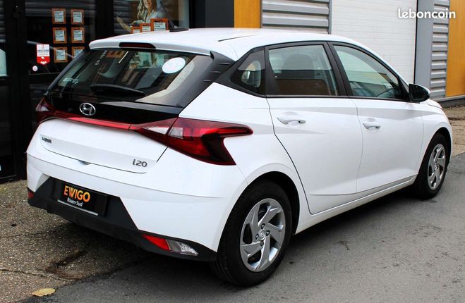 Hyundai I20 1.2 85 ch initia Blanc de 2021